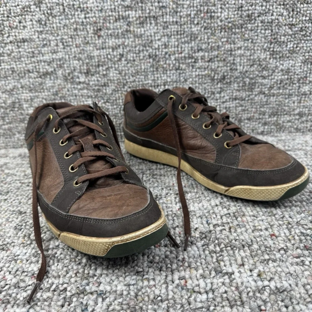 FootJoy FJ Golf Shoes Mens 9 M Contour Casual Brown Leather Spikeless 54275